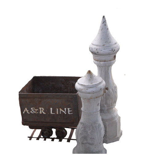 Railroad finials